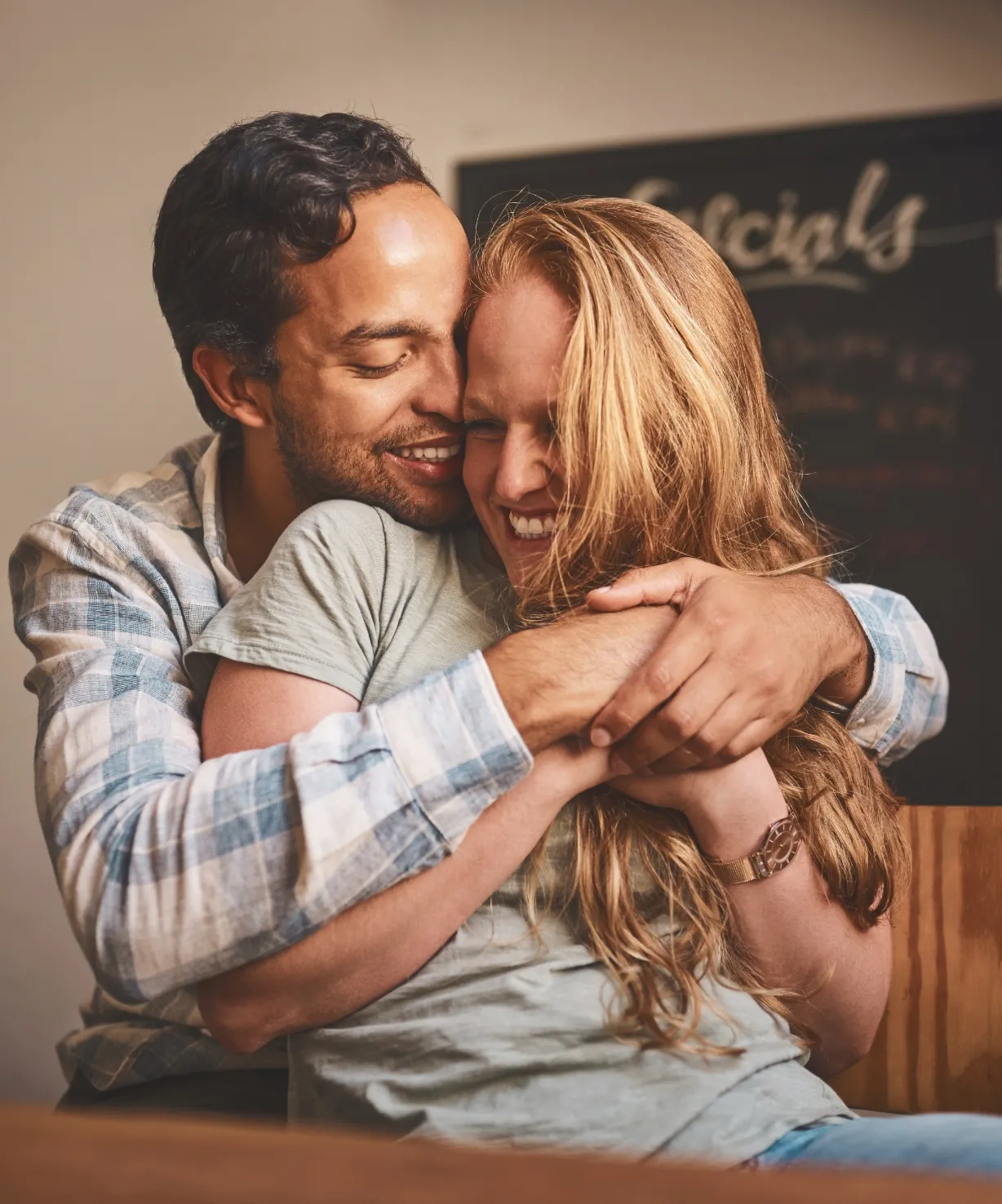 happiness is being in your arms shot of a young c utc